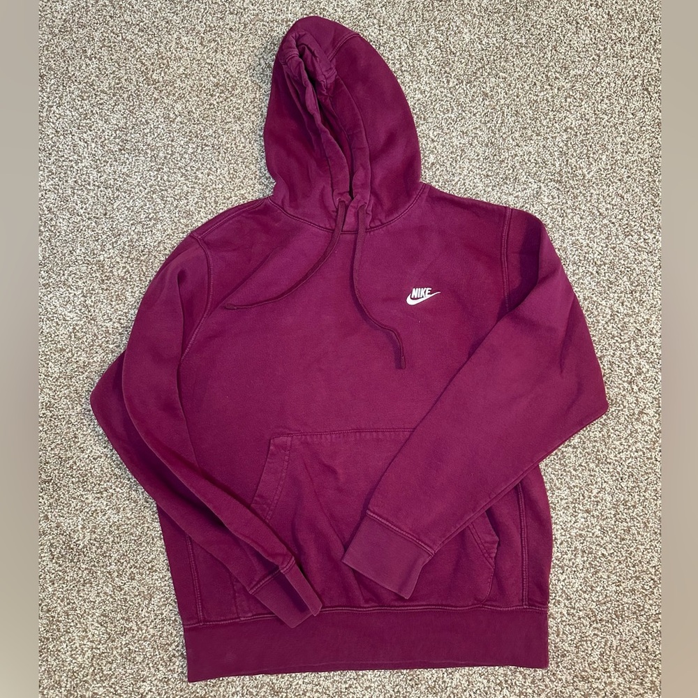 Burgundy Men’s Nike Hoodie